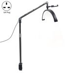 D-M30X Lampada per manicure di bellezza a forma di mezzaluna da 23 pollici Luce di riempimento curva, Spina: spina UK