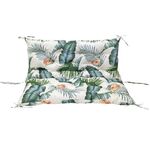Cuscino per sedia da panca per protezione solare impermeabile e morbido per patio domestico, dimensioni: 100x100x10 cm (stile Hawaii)