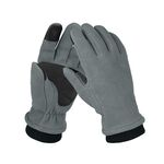 1 paio di guanti invernali caldi antiscivolo in pile Rocker Guanti sportivi da equitazione per esterni, taglia: L (grigio)