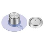 Portasapone magnetico in acciaio inossidabile Portasapone senza chiodi per drenaggio a parete per bagno, modello: Cilindro