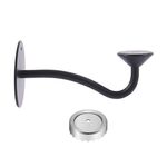 Portasapone magnetico da bagno Portasapone da parete in acciaio inossidabile senza perforazione (nero)
