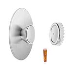 Porta sapone magnetico per scarico bagno, in acciaio inox 304, senza foratura (colla senza chiodi)