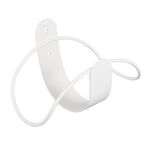 Gancio per riporre il tubo flessibile del rubinetto dell'autolavaggio della casa del giardino dell'acciaio inossidabile, modello: Round Line (bianco)