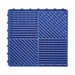 Tappetini da bagno 30x30 cm Tappetini antiscivolo in PVC idrofobico resistente allo sporco (blu navy)