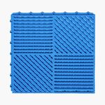 Tappetini da bagno 30x30 cm Tappetini antiscivolo in PVC idrofobico resistente allo sporco (blu chiaro)