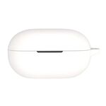 Custodia protettiva in silicone per auricolari wireless Beats Solo Buds (bianca)