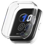 Custodia per orologio in TPU a copertura totale per Amazfit Bip 5 Unity (bianco trasparente)