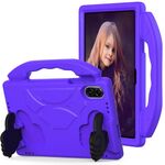 Per Honor Pad X9 Custodia per tablet antiurto EVA per bambini con staffa per il pollice (viola)