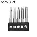 5 pezzi/set profilo bit in acciaio al cromo vanadio set di punte per riparazione elettrodomestici accessori per trapano elettrico con magnetico