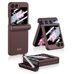Per Samsung Galaxy Z Flip6 GKK Custodia magnetica integrata a copertura totale con custodia per penna+penna (rosso vino)