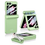 Per Samsung Galaxy Z Flip6 GKK Custodia magnetica integrata a copertura totale con custodia per penna+penna (verde)