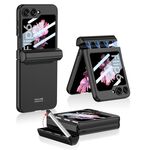 Per Samsung Galaxy Z Flip6 GKK Custodia magnetica integrata a copertura totale con custodia per penna + penna (Nero)