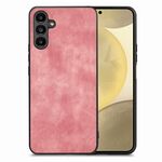 Per Samsung Galaxy S24+ 5G Custodia per telefono con cover posteriore per PC in pelle vintage (rosa)