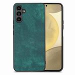 Per Samsung Galaxy S24+ 5G Custodia per telefono con cover posteriore per PC in pelle vintage (verde)