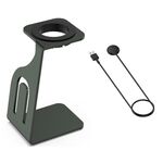 Per Fitbit Ace LTE Supporto di ricarica per orologio in lega di alluminio con caricatore (grigio)