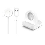 Per Fitbit Ace LTE Smart Watch Staffa di ricarica in silicone con caricatore (bianco)