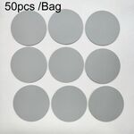 50 pezzi/sacchetto Adesivo forte per riparazione in pelle, divano, sedile auto, foro, toppa in pelle PU (grigio)
