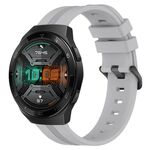 Per Huawei Watch GT 2E Cinturino Slicone a strisce concave da 22 mm (grigio)