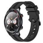 For Honor Watch Dream Cinturino in silicone a strisce concave da 22 mm (nero)