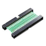 Adattatore da 2,5 pollici per disco elettronico IDE maschio a maschio a 44 pin (5,2x2,7x0,5 cm)