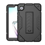 Per Samsung Galaxy Tab A9 Custodia protettiva in silicone per tablet ibrida per PC (nero)