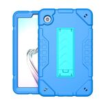 Custodia per tablet PC ibrida in silicone con supporto per armatura per Samsung Galaxy Tab A9 (blu)