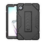 Custodia per tablet PC ibrida in silicone con supporto per armatura per Samsung Galaxy Tab A9+ (nera)