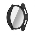 Per Samsung Galaxy Watch 7 44mm PC + custodia protettiva per orologio integrata con pellicola temperata (nera)