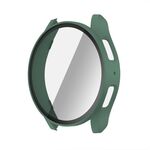 Per Samsung Galaxy Watch 7 40mm PC + custodia protettiva per orologio integrata con pellicola temperata (verde)