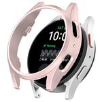 Per Samsung Galaxy Watch 7 40 / 44mm Custodia protettiva per orologio PC vuota in confezione mezza (rosa rosa)