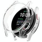 Per Samsung Galaxy Watch 7 Custodia protettiva per orologio PC vuota da 44 mm (bianco trasparente)