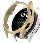 Per Samsung Galaxy Watch 7 44mm Half Pack Custodia protettiva per orologio PC cava (Champaign Gold)