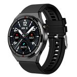 Cinturino in silicone da 1,3 pollici IP68 Orologio intelligente impermeabile Supporto chiamata Bluetooth (nero)