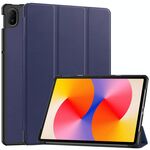 Per Huawei Matepad SE 11 Custodia per tablet in pelle Smart Custer Pure Color 3-Fold (blu scuro)
