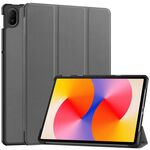 Per Huawei Matepad SE 11 Custer Pure Color 3-Fold Holder Smart Leather Tablet Case (grigio)