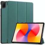 Per Huawei Matepad SE 11 Custodia per tablet in pelle Smart Custer Pure Color 3-Fold (verde scuro)