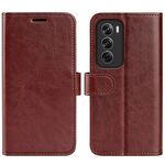 Per OPPO Reno12 Pro 5G Global R64 Custodia per cellulare in pelle con texture orizzontale (marrone)