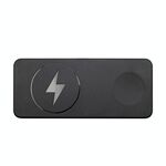Base di ricarica wireless magnetica multifunzionale 2 in 1 (nera)