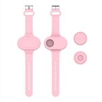Custodia impermeabile in silicone per cinturino per orologio anti-smarrimento per Samsung Galaxy SmartTag2 (rosa)