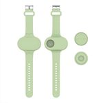 Custodia impermeabile con cinturino in silicone per dispositivo anti-smarrimento per Samsung Galaxy SmartTag2 (verde)