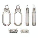 Per Samsung Galaxy SmartTag2 Dispositivo anti-smarrimento PC Blocco di sicurezza Protezione Custodia antipolvere (Grigio)
