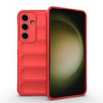 Per Samsung Galaxy S24 FE 5G Magic Shield TPU + custodia per telefono in flanella (rossa)