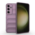 Per Samsung Galaxy S24 FE 5G Magic Shield TPU + custodia per telefono in flanella (viola)