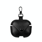 Custodia protettiva per auricolari in pelle Business Redmi Buds 5 con gancio (nero)