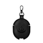 Custodia protettiva per auricolari in pelle Business Redmi Buds 4 con gancio (nero)