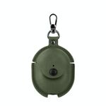 Custodia protettiva per auricolari in pelle Business Redmi Buds 4 con gancio (verde)