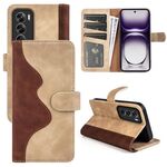 Per OPPO Reno12 Pro 5G Custodia per telefono in pelle con cuciture orizzontali globali (giallo)