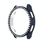 Custodia protettiva per orologio PC Diamond Hollow per Samsung Galaxy Watch FE 40 mm (blu notte)