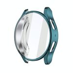 Custodia protettiva per orologio in TPU elettrolitico a copertura totale per Samsung Galaxy Watch FE 40 mm (ciano)