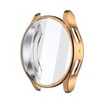 Custodia protettiva per orologio in TPU elettrolitico a copertura totale per Samsung Galaxy Watch FE 40 mm (oro rosa)